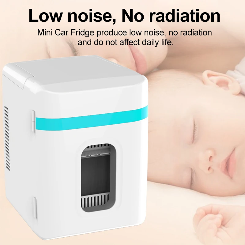 Портативный мини холодильник для дома и автомобиля 12 л охладитель двойного