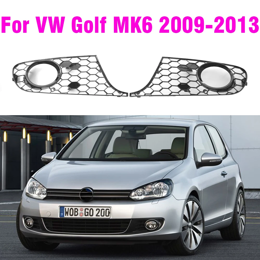 

Модифицированная решетка для противотумансветильник с ячейками и отверстиями, сетчатая конструкция, Передняя Нижняя решетка для VW Golf 6 VI 2009-2013