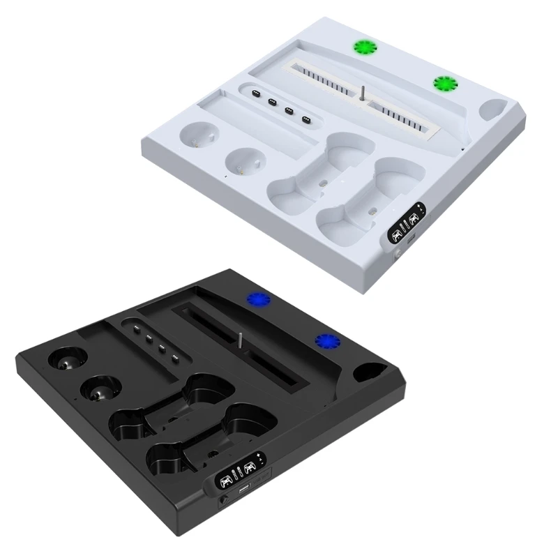 

Многофункциональная зарядная док-станция с подставкой с охлаждающим вентилятором для PS5/PS VR