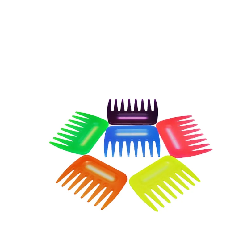 

Hairdressing Wide Teeth Comb Large Tooth Detangling Curly Hair Comb Back Head Styling Beard Oil Comb Men