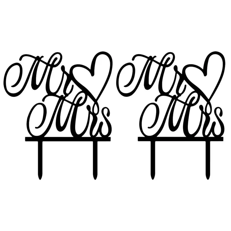 

2 шт., износостойкие торты Mr & Mrs