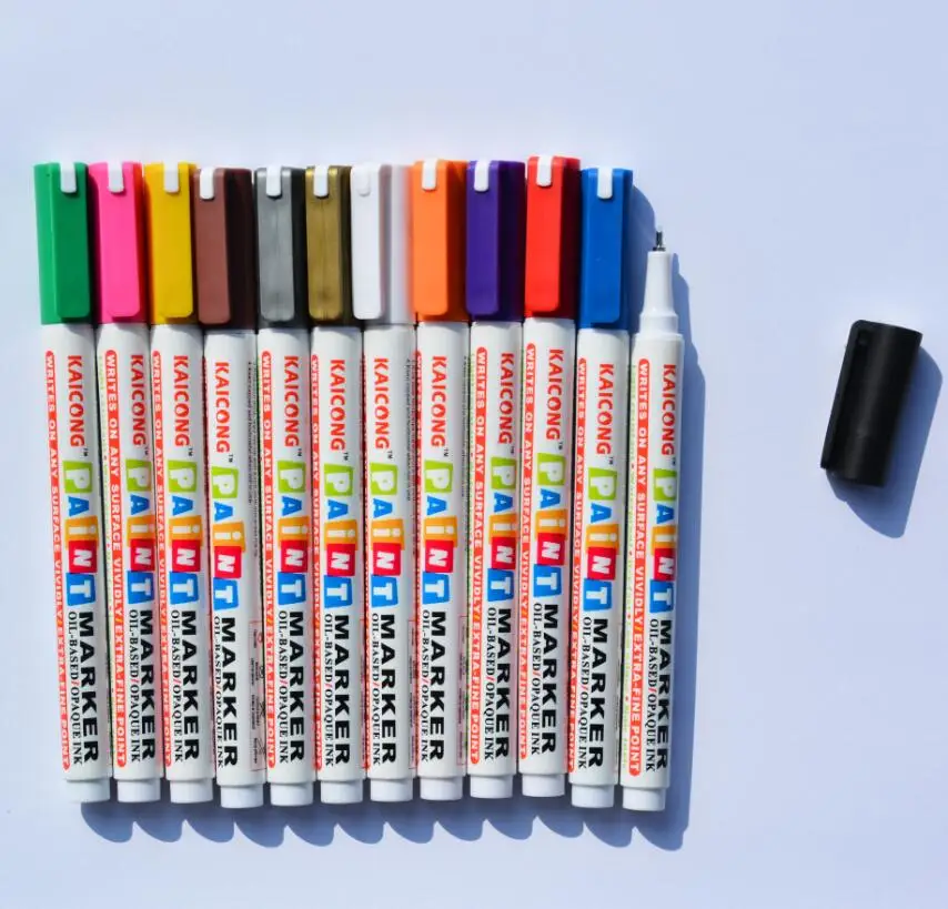 

DecoArt Сверхтонкий 0,5 мм маркер краски, дешевый и высококачественный тонкий клапан действия, акриловый маркер краски