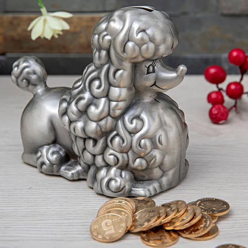 

Creative Poodle Dog Piggy Bank Fine Pet Dog Saving Coin Box for Boys Girls Kids Home Furnishing Decoration 8219612