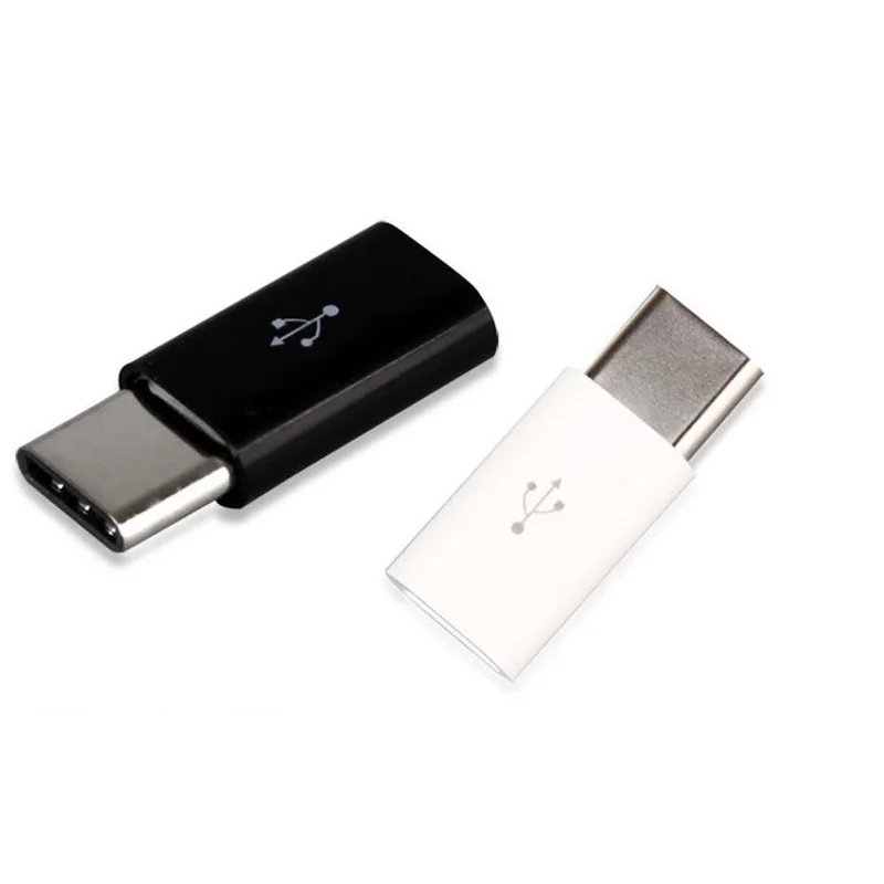 

Mobile Phone Type-C Adapter Type-c To Micro Female 2.0 Rubber Shell Otg Adapter USB2.0 Data Connectors For Samsung Xiaomi Huawei