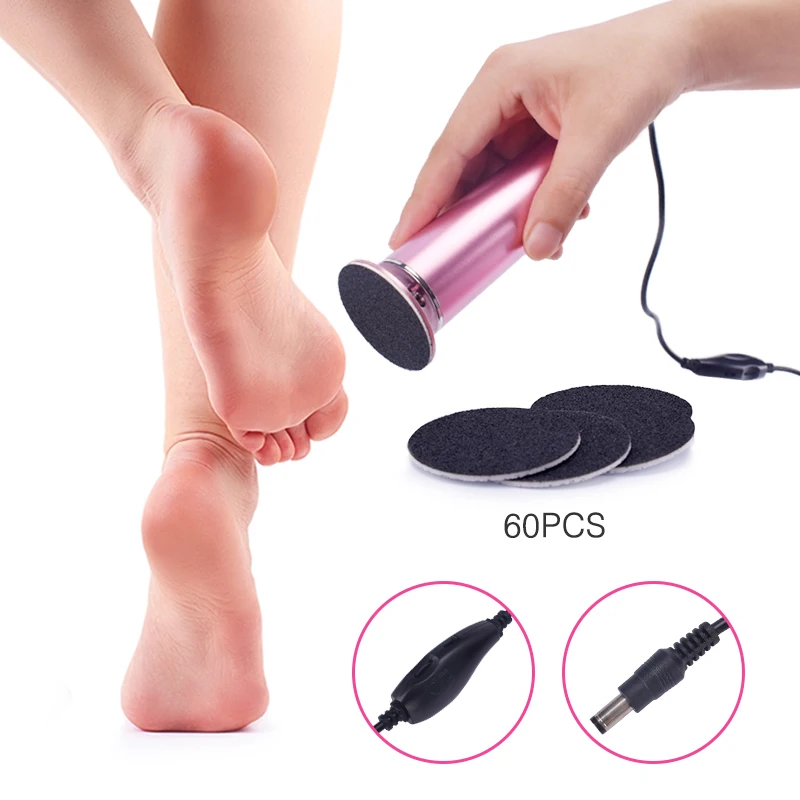 Electric Pedicure Tools Foot Care File Leg Heels Remove Dead Skin Callus Remover Feet Clean Care Machine & Replacement Sandpaper electric foot file speed adjustable sandpaper discs callus remover pedicure fast remove feet hard cracked dry dead skin