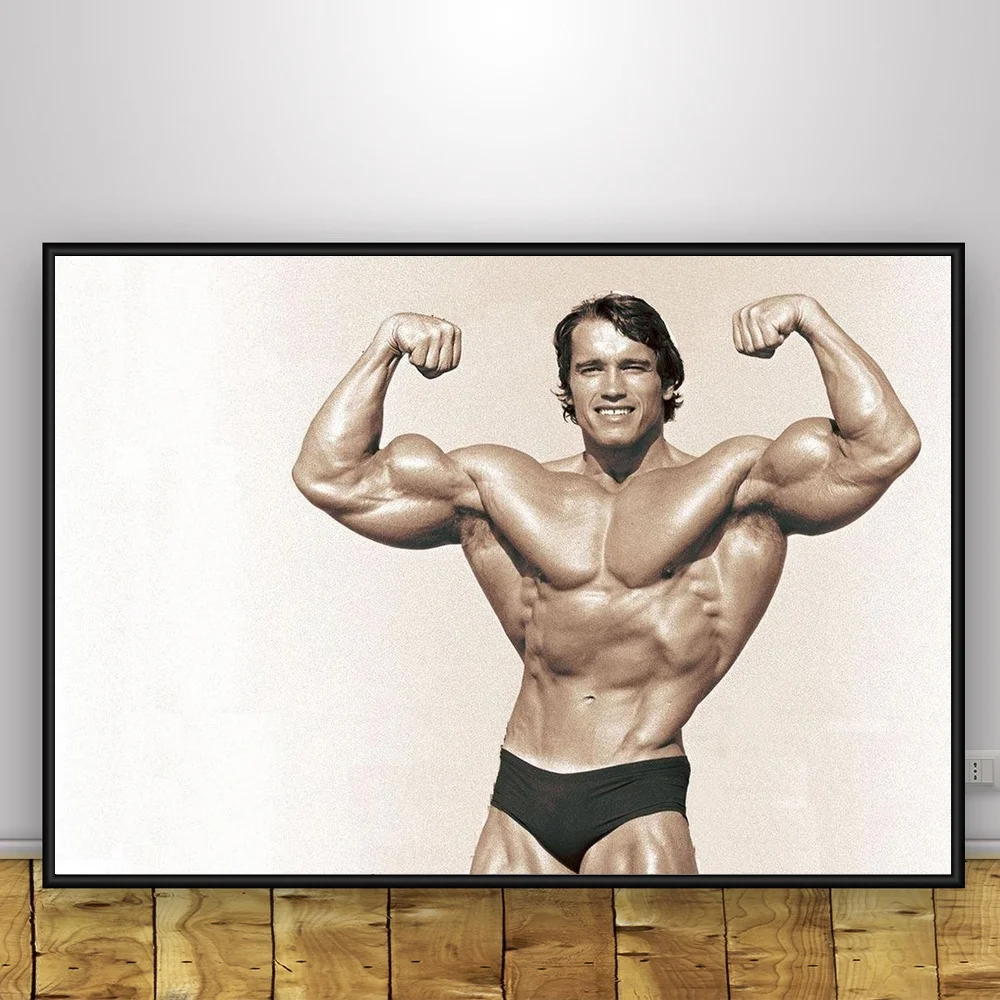 

Arnold Schwarzenegger Poster Bedroom Decor Wall Pictues for Boys Dorm Room Decor Home Decor Gym Decorative Canvas Painting