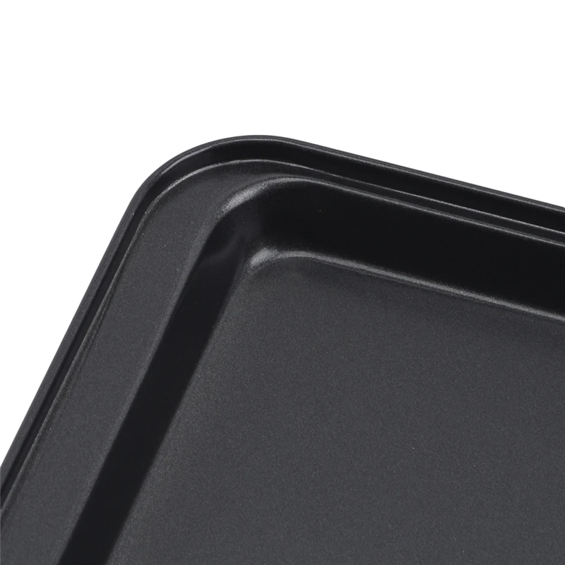 10 дюймовый двухуровневый длинный лоток для выпечки форма прямоугольный черный