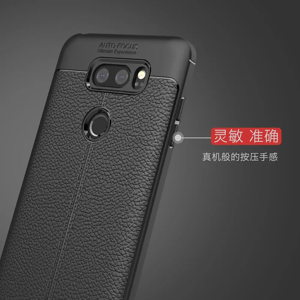 Кожаный чехол Cherie для LG V30 V40 V50 G8 ThinQ мягкий силиконовый ударопрочный из ТПУ G6 G7 Q6