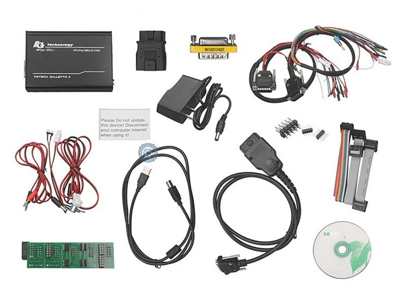 Инструмент для тюнинга чипов FGTech V54 ECU Galletto 4 Master автомобилей/грузовиков мотоциклов морских судов BDM MPCxx режим