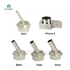 4 мм 6 мм 7 мм 9 мм 45 градусов Тепловая пушка сопла быстрая 861DW TR1300A станция для распайки горячим воздухом для iPhone PCB ремонт пайки