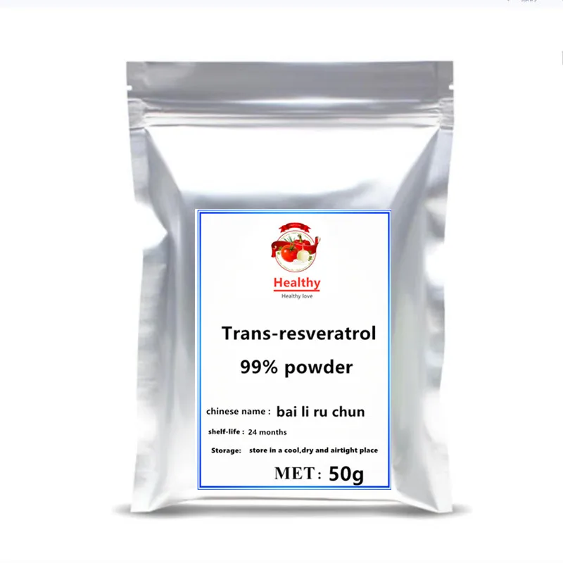 

99% Trans-Resveratrol Powder Cosmetics For Face Polygonum Cuspidatum Root Extract Powder Antioxidant NMN serum Skin Care