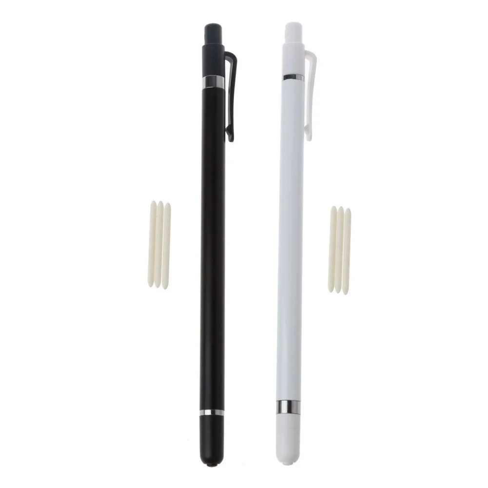 

Dual Soft Nibs Touch Screen Capacitive Stylus Pen for Smart Phone/Tablet/Laptop Anti-fingerprint Soft Nibs Capacitive Stylus Pen