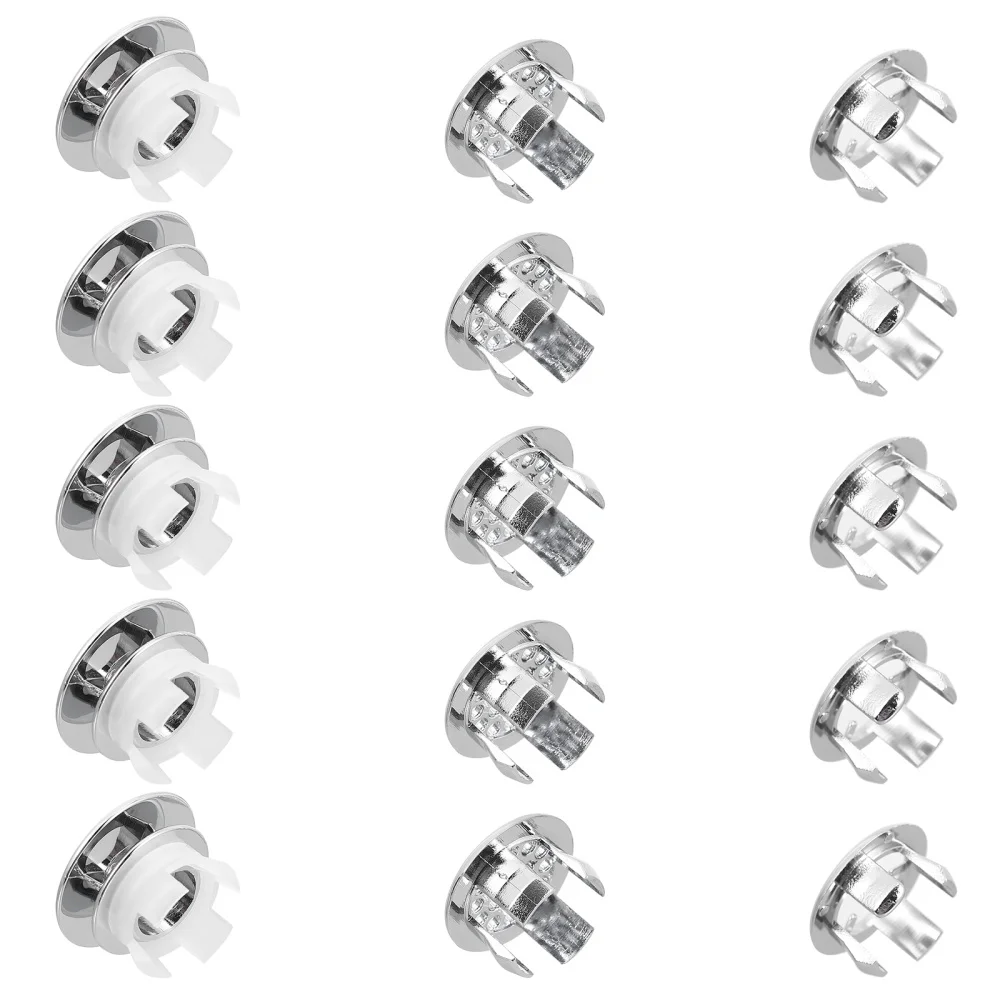 

15pcs Bath Sink Hole Covers Bathroom Wash Basin Overflow Hole Ring Accessories