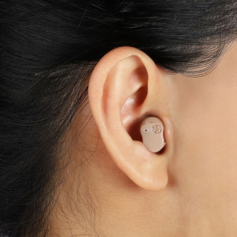 

Mini Sound Amplifier Ear Sound Enhancer Noise Reduction Enhanced Speech Feedback Cancellation