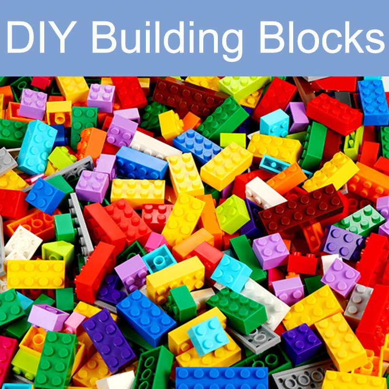 DIY строительные блоки наборы для детей развивающие игрушки город сделай сам