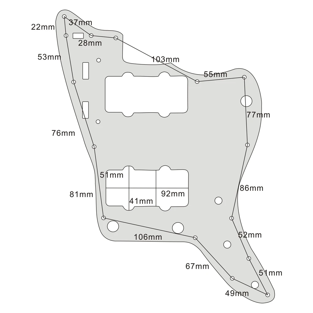 Новая 4-слойная Накладка для электрогитары защиты от царапин красная черепаха с