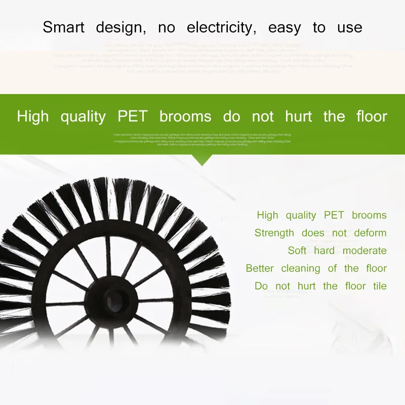 Веник Нержавеющая сталь подметально-уборочная машина пуш-ап Тип волшебная ручка