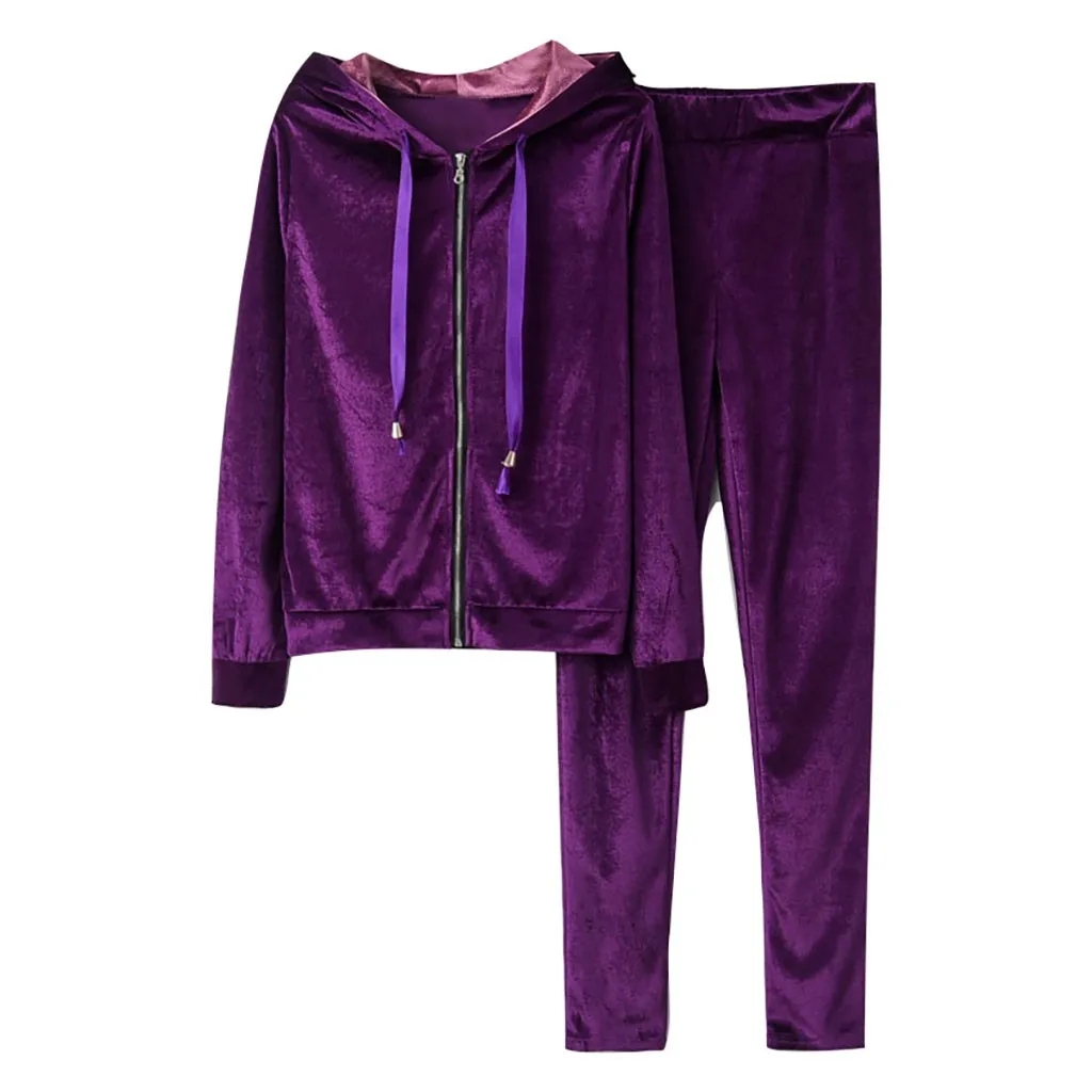 2019 Модный женский спортивный костюм осенняя и зимняя одежда хлопок длинный рукав