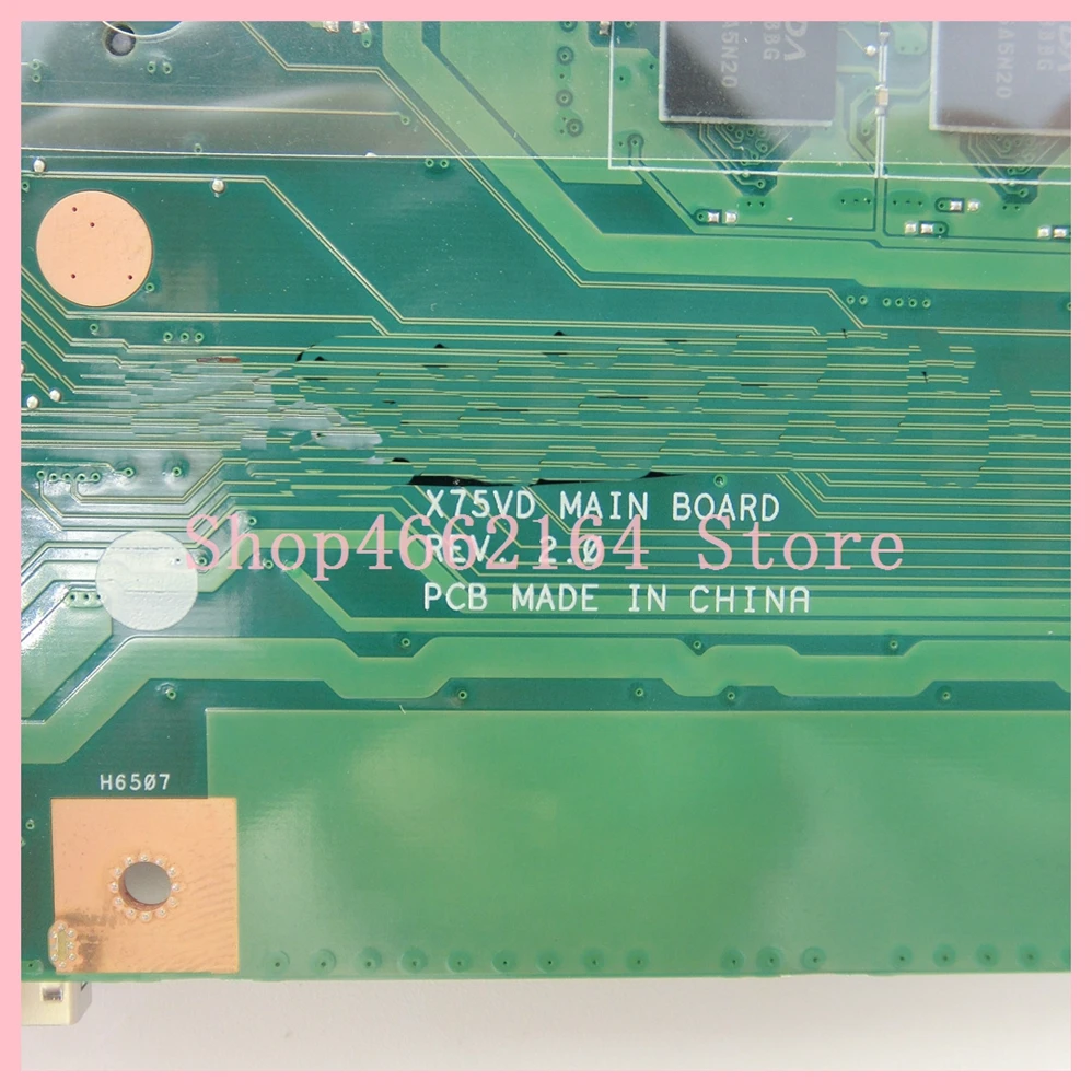 Материнская плата X75VD GT610M 4 Гб RAM HM70 материнская для ASUS X75V X75VC X75VB R704V ноутбука REV 2 0