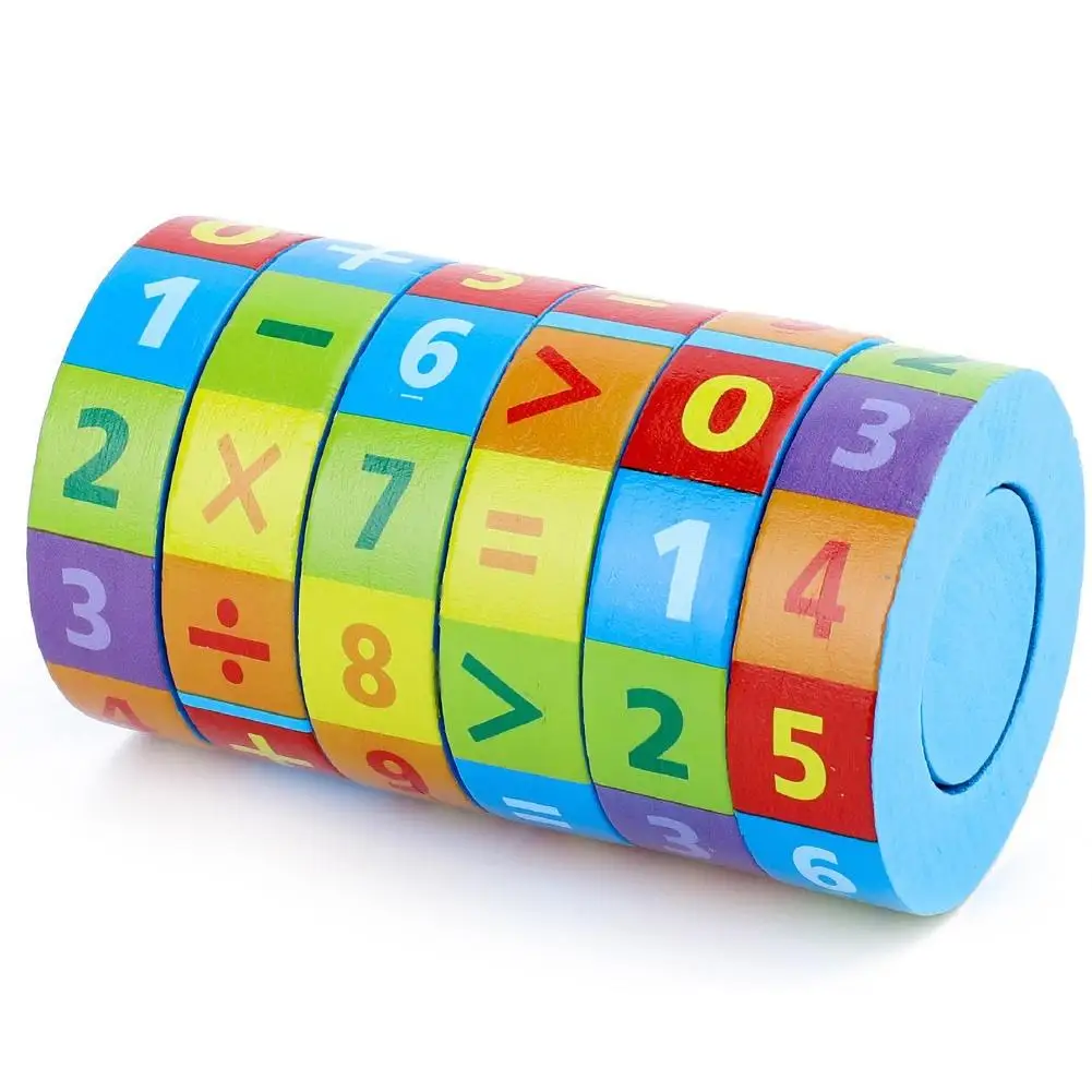 Детская головоломка цилиндр с дополнительным разделением обучающая помощь