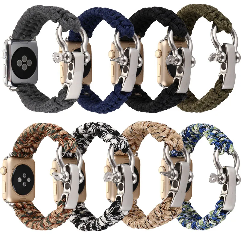 Ремешок для apple watch band 44 мм 40 браслет iwatch 42 38 спортивный с металлической застежкой