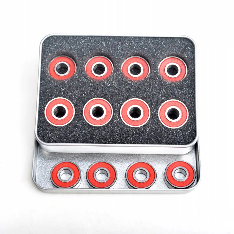 

8pcs Pro 608RS ABEC-9 Bearing Roller Skate Scooter Snowboard Inline Bearings Skateboard Carbon Steel Mute Speed Bearing Supply