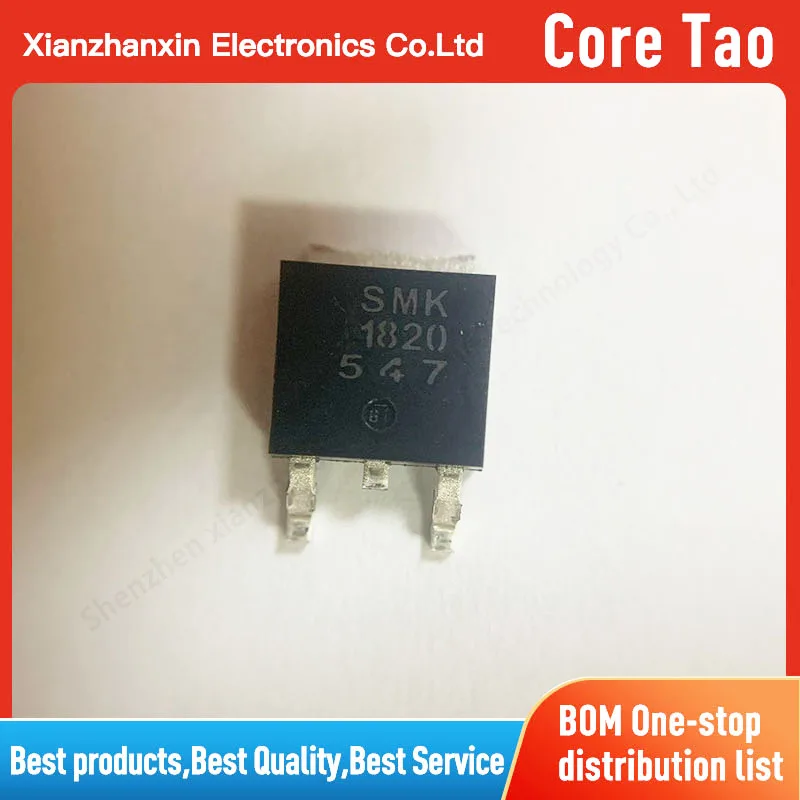 

10pcs/lot SMK1820 SMK1820D TO-252 Nditch 200V 18A MOS field effect tube