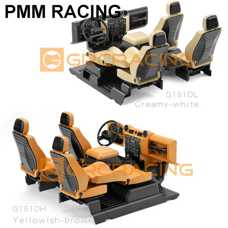Enlarge Interior Simulation Central Control Seat Modification Parts for 1/10 RC Crawler Car Traxxas TRX4 Defender Upgrade parts