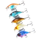 Crankbait Minnow, 4 см  4,6 г, жесткая приманка для поппера, плавающая верхняя вода, подвешивание, искусственный воблер, бас, рыболовные аксессуары, рыболовная приманка