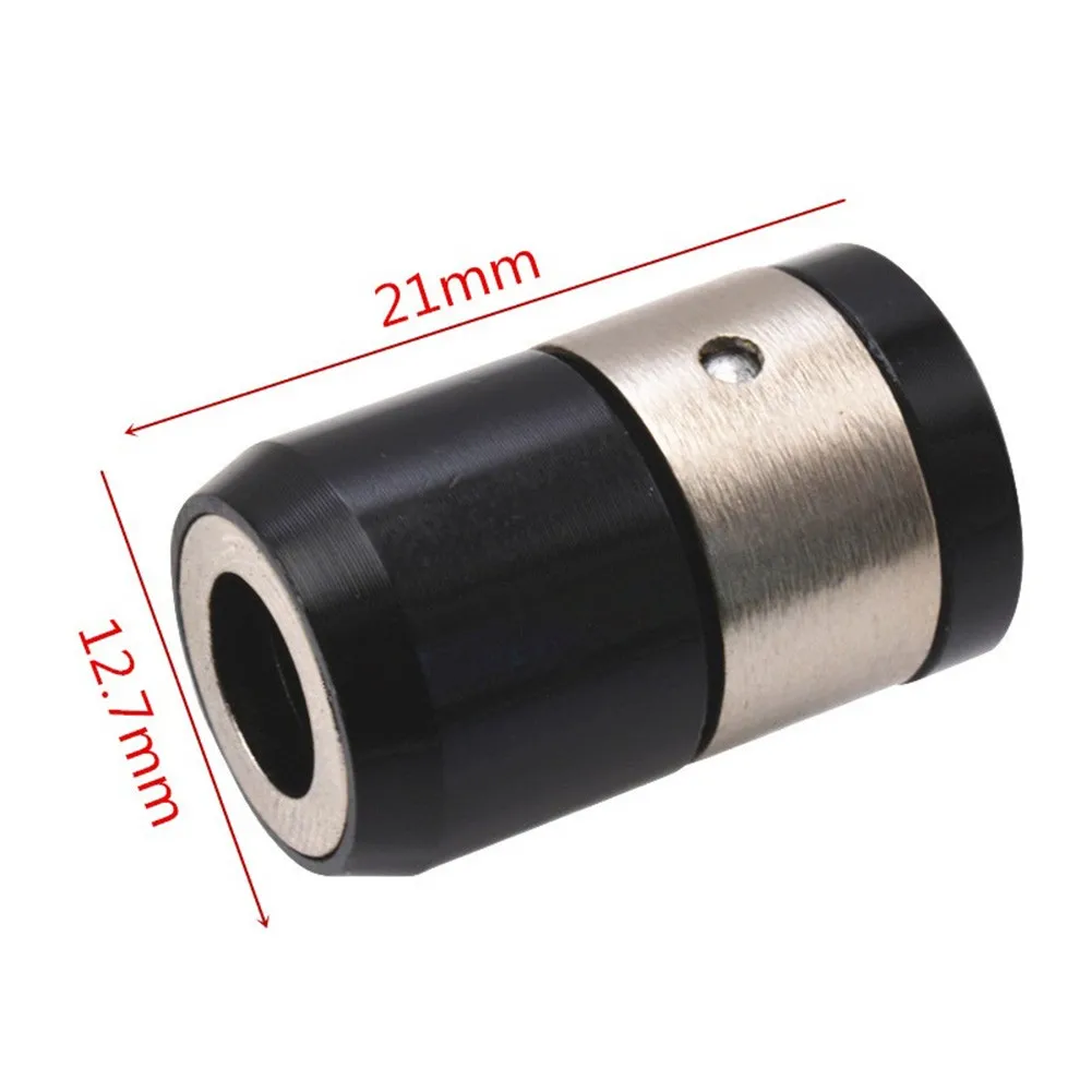 

5pcs/set Universal Removable HRC60 Magnetizer Ring Magnetic Steel Screwdriver Bit To Magnetize 6.35mm Batch Head 21x12.7mm