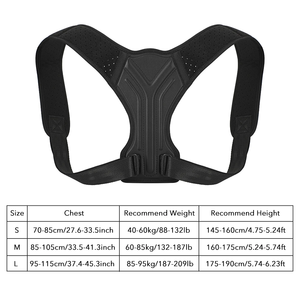 Регулируемый Корректор осанки для спины дышащий пояс поддержки и верхний плеч