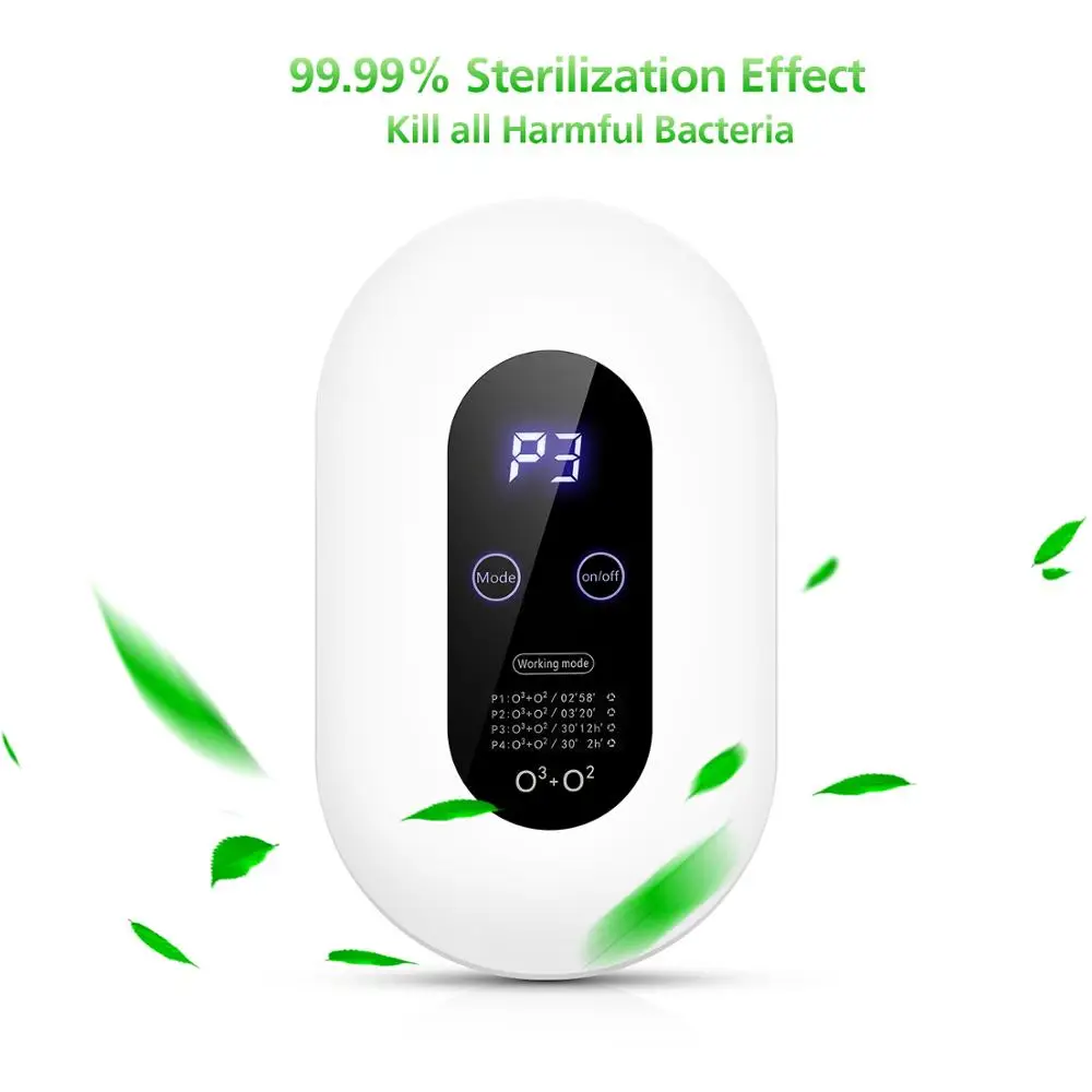 

Smart Formaldehyde O3 Air Purifier Household Ozone generator for Kitchen Toilet water air