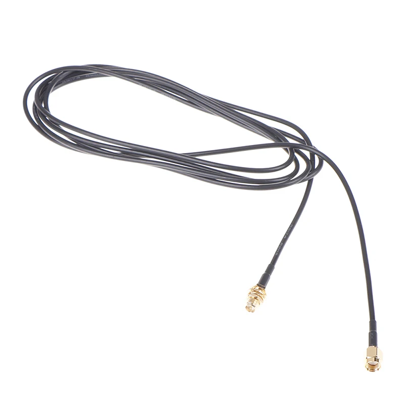 

2m Standard RP-SMA Male To Female MF Jack Wifi Antenna Extension Cable Lead Wire Gold Plated Universal