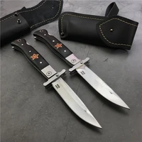 tactical russian finka nkvd kgb wit folding knife survival knives military multi hunting combat knifes nylon leather sheath