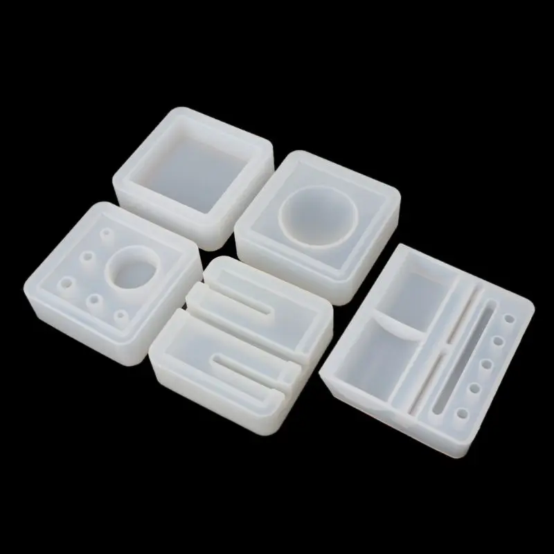 

Silicone Mold Card Storage Pen Holder Ashtray Epoxy Resin Mold Jewelry Making
