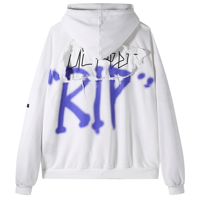 

zipper Thin Hoodie Men 2020 Streetwear Hip Hop Hoodie Sweatshirt Graffiti Harajuku Casual Hooded Pullover Hipster Sweat Shirt