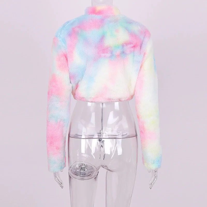 

Spring Autumn 2021 New Street Soft Cashmere Short Sweatershirts Women Casual Pullover Trend Lapel Loose Female Sweatershirt