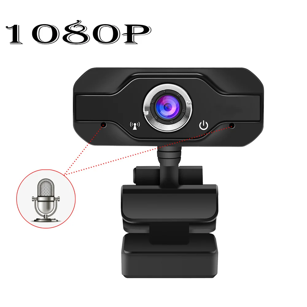 Веб камера HD со встроенным микрофоном 1080P USB|Любительские видеокамеры| |