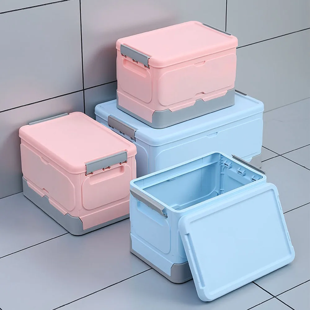 

kitchen drawer Folding storage box environmentally friendly plastic vehicle-mounted multi-functional Organizer for cosmetics