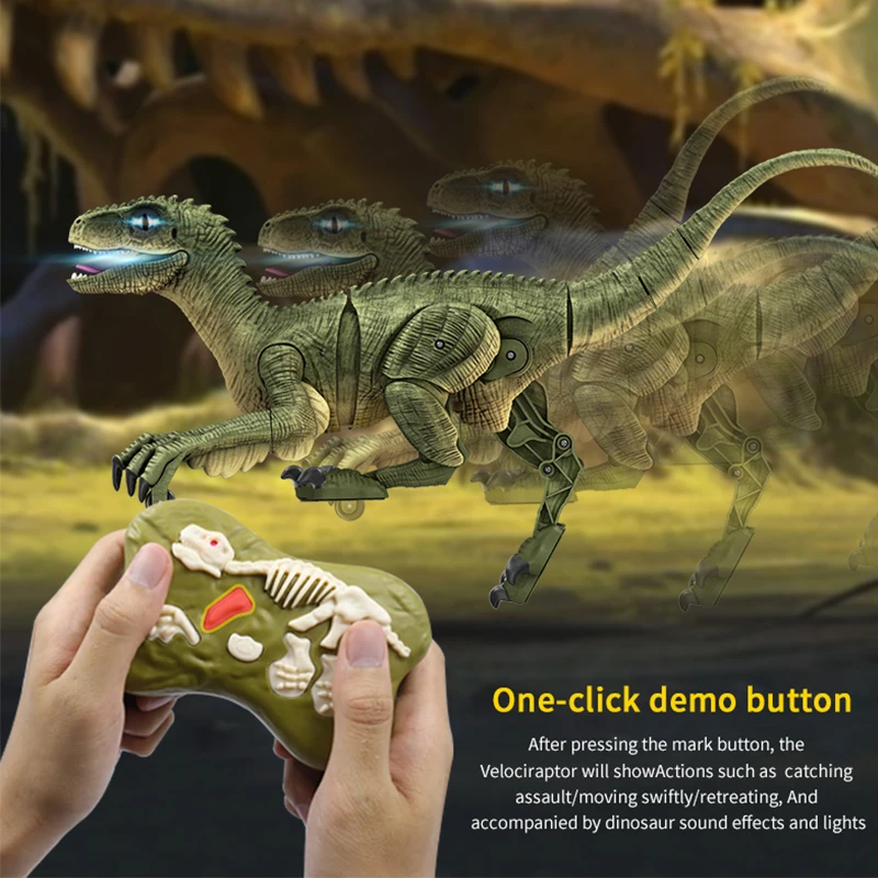 

RC Dinosaur Tyrannosaurus Rex Animal Remote Control Sounds Dinobot Electric Walking Animals Toy Light Roaring Toys Kids Toy