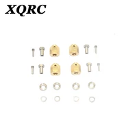 xqrc for trx4 aluminum alloy hexagon adapter 12mm thick with 4 stainless steel screws 1 set hexagon adapter set