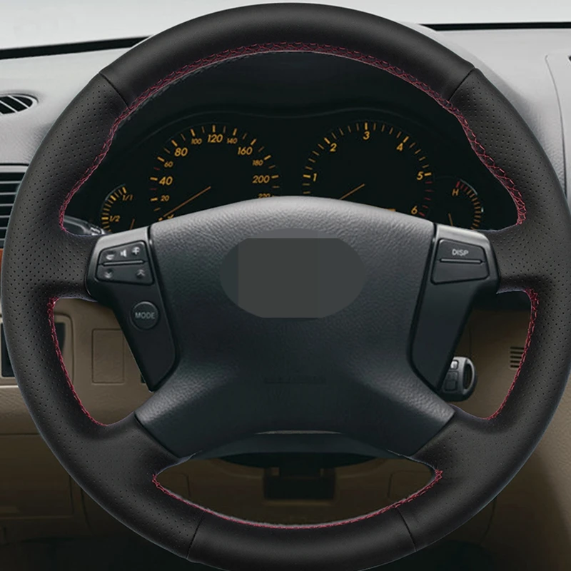 Модный нескользящий черный мягкий чехол на руль автомобиля HKOADE из искусственной
