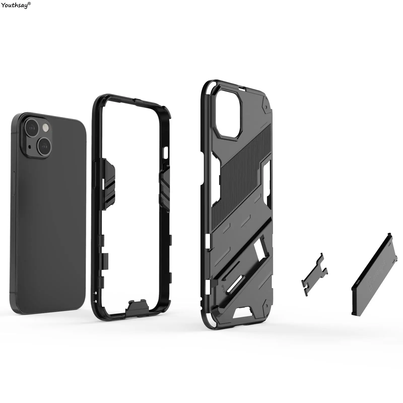 PUNK Phone Case For iphone 13 Cover Case For Apple Iphone 13 Funda Shell Coque Armor Shockproof Bumper For Apple Iphone 13