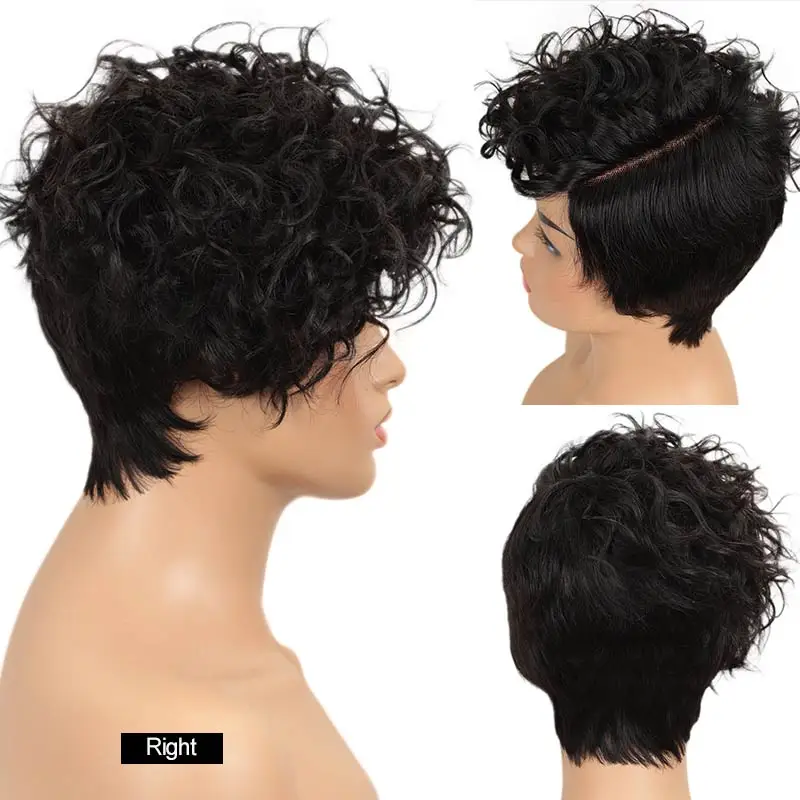 Rebecca волнистые короткие кудрявые парики для женщин вьющиеся бразильские