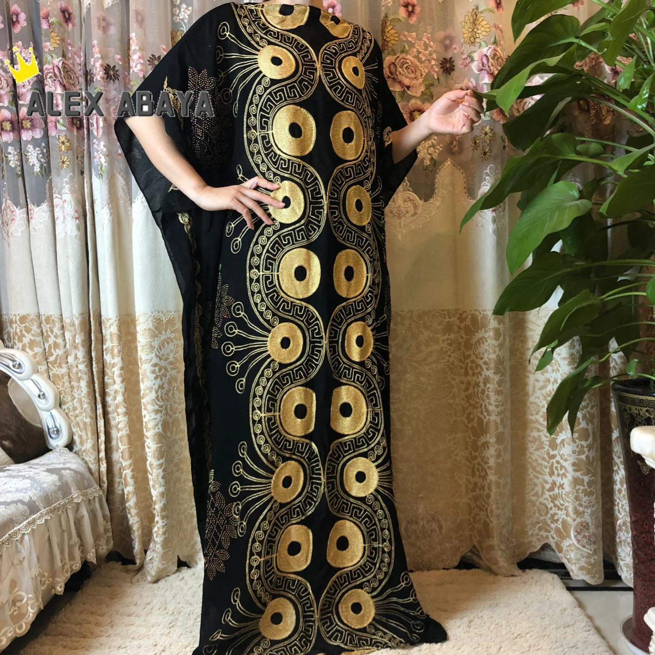 Арабское платье женское мусульманское из Дубая яркое 2021 марокканский кафтан