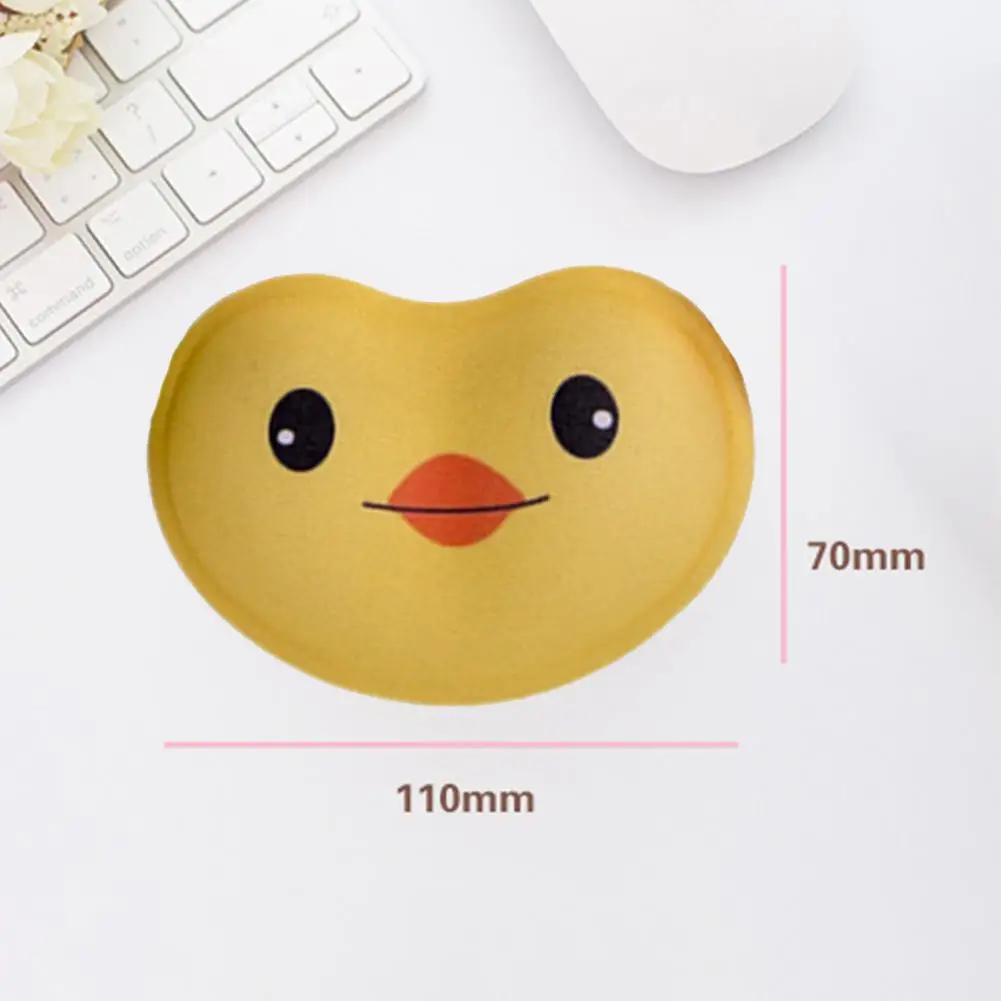 

Universal Soft Cute Cartoon Pattern Mouse Pad Hearted-shaped Mouse Pad Wrist Rest Laptop Accessories for Office 2021 New Design