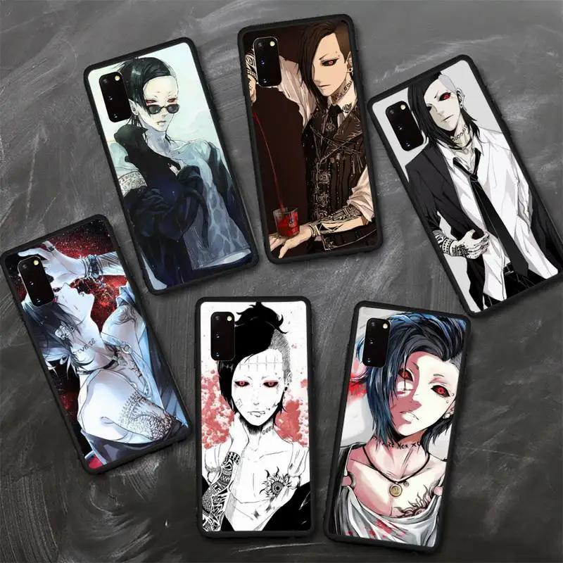 

Anime TOKYO GHOUL Uta Phone Case For Samsung S8 S9 S10 E S20 S21 S30 5G Edge plus lite Cover Fundas Coque