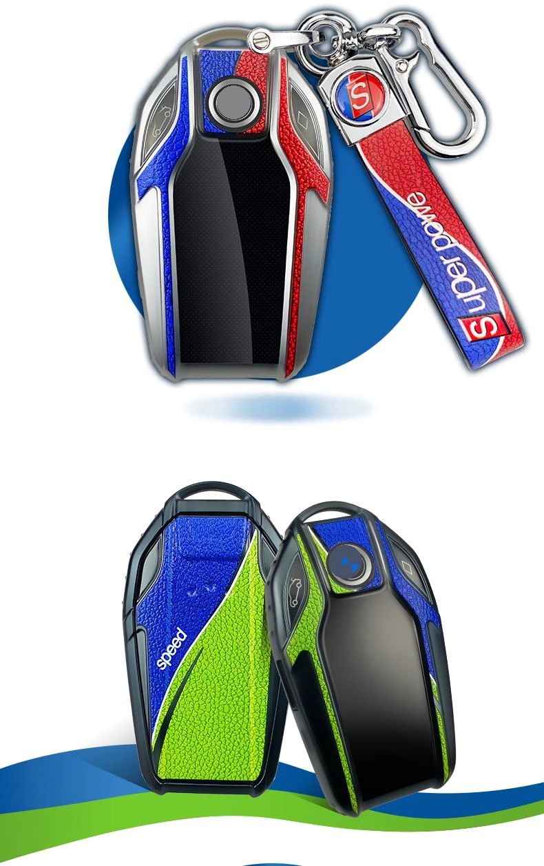 Автомобильный светодиодный Дисплей ключ чехол для BMW 5 7 серии G11 G12 G30 G31 G32 i8 i12 i15 G01