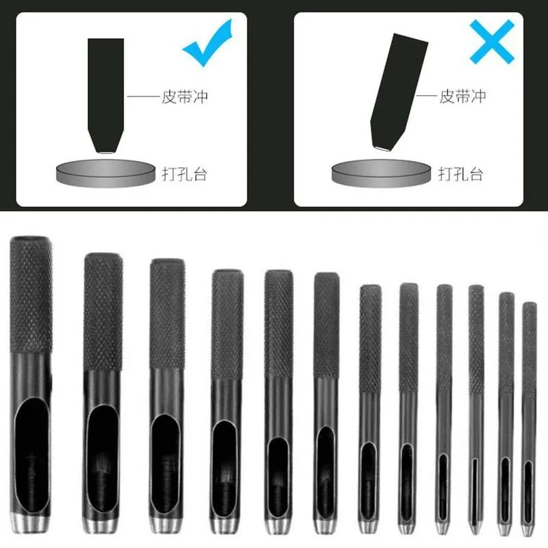 Hollow Hole Round Punch For Metal Gaskets Plastic Rubber Chisel Graving Cut Tools 1mm-10mm Diy Leather Punches Bit Dropshipping | Дом и сад
