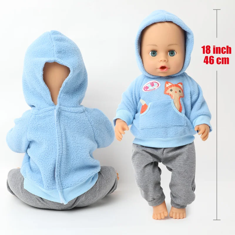 

46CM bebe reborn Doll full body soft silicone waterproof Boneca 18 inch fashion Realistic baby Doll Clothes set For Toys kids